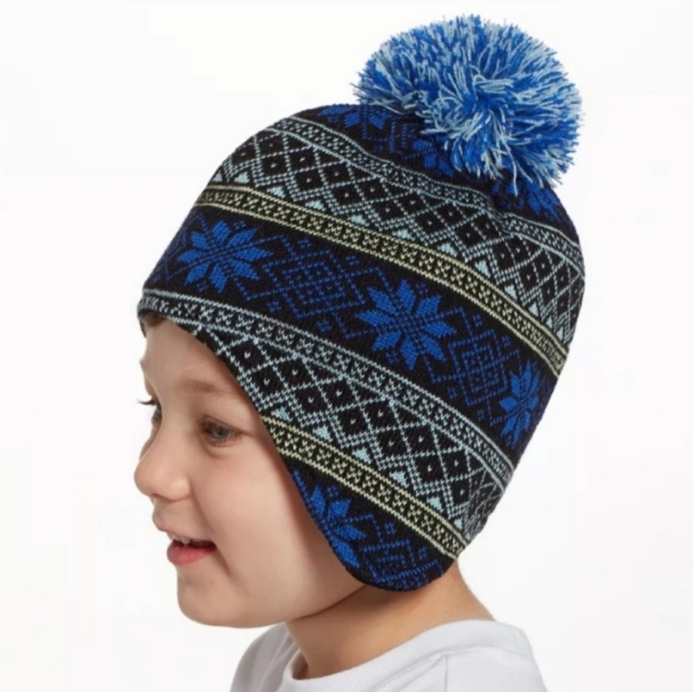 Boy Field & Stream Blue Beanie